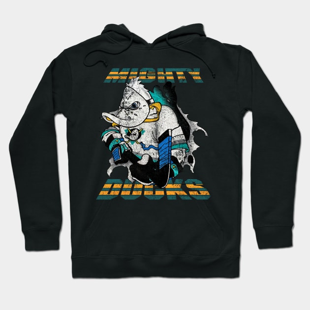 RETRO MIGHTY DUCKS FIGHTERS Hoodie by wesgemblung